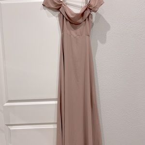 Lulus Reflective Radiance Taupe Maxi Dress